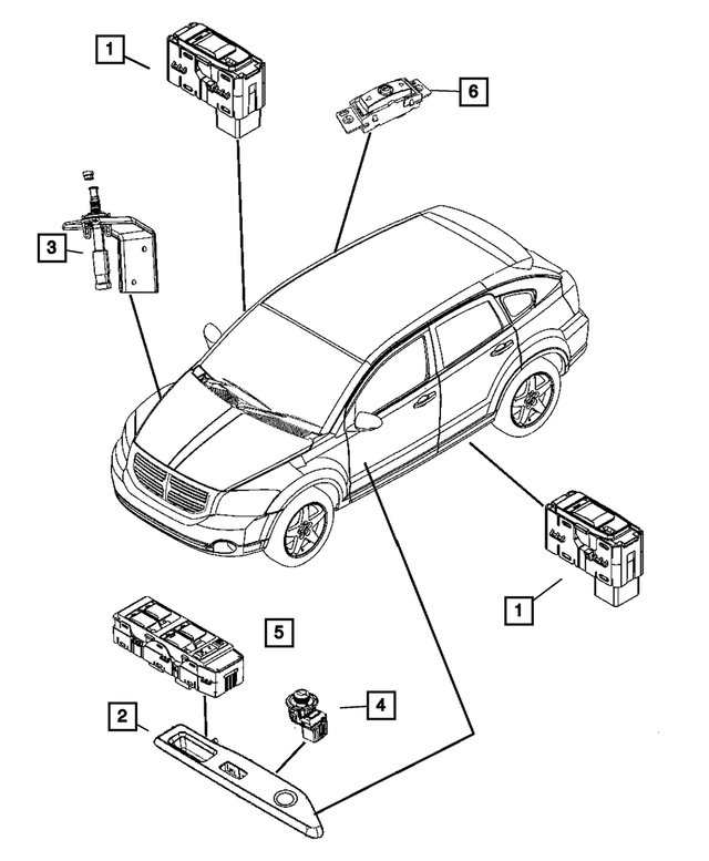 5026151AA - Electrical: Underhood Switch for Mopar Image