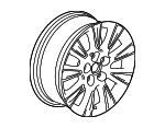 9598756 - Suspension: Wheel, Alloy for Buick: LaCrosse Image