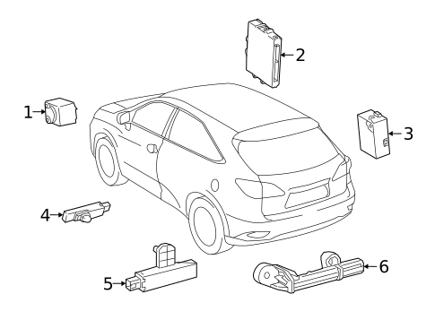 Keyless Entry Components for 2022 Lexus RX450h #0