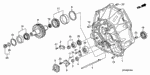 21171PR8007 - Transmission - Manual: ROTOR, OIL PUMP (INNER) (41) for Acura Image