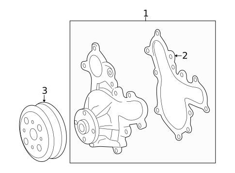 Water Pump for 2019 Lexus LX570 #0