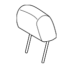 BE8Z54611A08BH - Body: Headrest for Ford: Fiesta Image