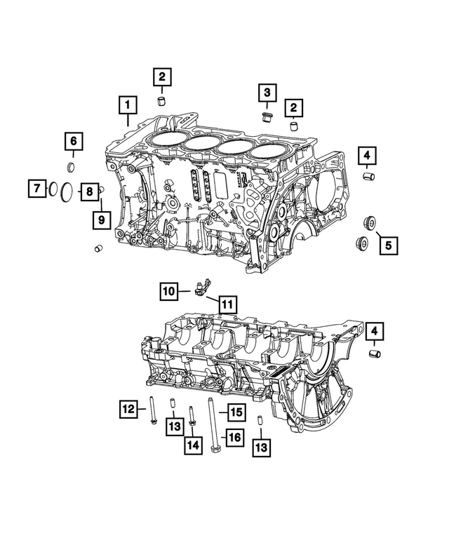 68642639AA - : Cylinder Block Plug for Mopar Image