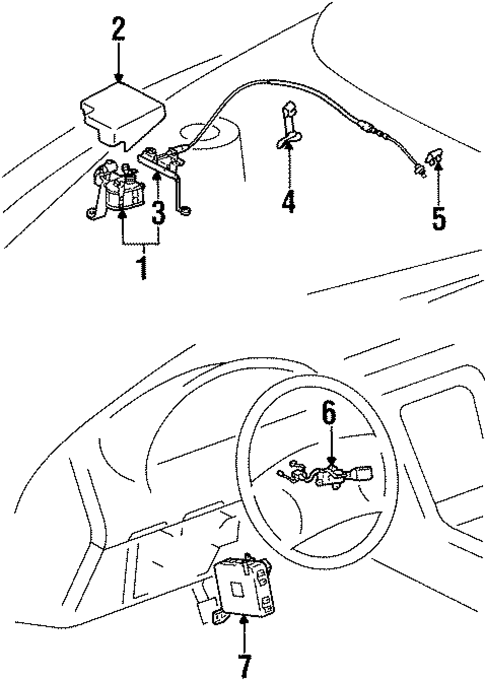 Cruise Control for 1996 Lexus SC300 #0