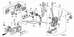 90103S7S003 - Body/Air Conditioning: SCREW, FLAT (6X18.5) for Honda Image