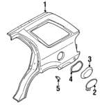 8888917900 - : Fuel Door Cushion for Isuzu Image