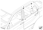 51357016596 - : Sealing, B-Column, Top Right for BMW Image