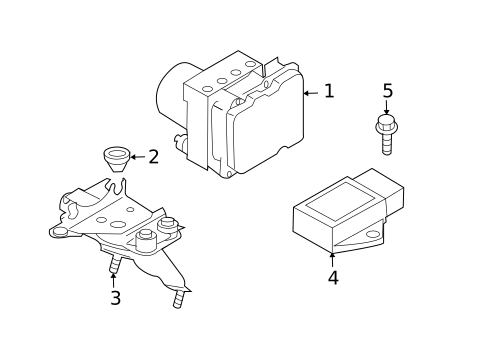 ABS Components for 2019 Nissan 370Z #0