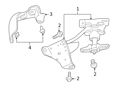 Spare Tire Carrier for 2006 Isuzu Ascender #0