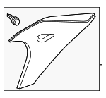 76914ZX10C - Body: Interior Quarter Panel Trim Panel for Nissan: Altima Image