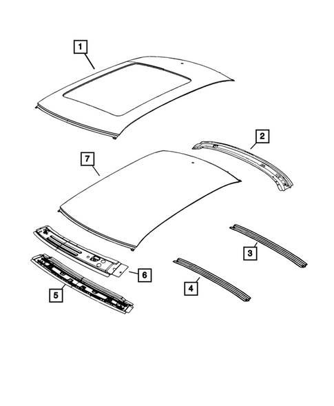 Roof for 2023 Chrysler 300 #0