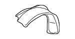 22611445 - Body: Rear Fender Liner for Pontiac: Grand Am Image