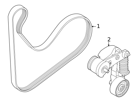 Belts & Pulleys for 2022 Kia K5 #0