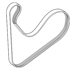 252122M000 - : Serpentine Belt for Kia: K4, K5, Rio, Seltos Image