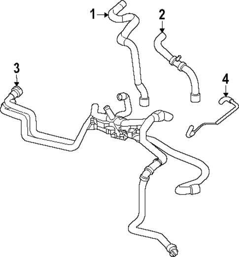 Hoses & Lines for 2024 Porsche Macan #2