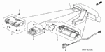 35151SL0A02 - Electrical/Exhaust/Heater/Fuel: SWITCH ASSY., ILLUMINATION &amp; RETRACTABLE CONTROL for Acura Image