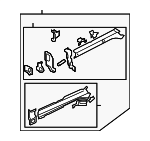 51620FG0619P - Body: Rail Assembly for Subaru: Impreza Image