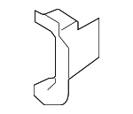 51625AG1209P - Body: Bumper Bracket for Subaru: Forester, Impreza Image