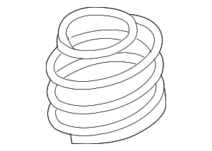 DG1Z5310H - Suspension: 2013-2018 Ford Coil Spring for Ford: Special Service Police Sedan, Taurus Image