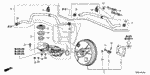 46407SAA003 - Chassis: CLAMP, TUBE for Honda Image