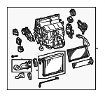 8705030631 - : AC &amp; Heater Assembly for Lexus: GS F, GS Turbo, GS200t, GS300, GS350 Image