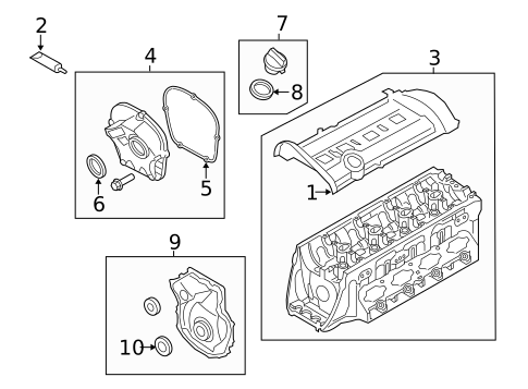 Valve & Timing Covers for 2025 Audi A4 allroad #0