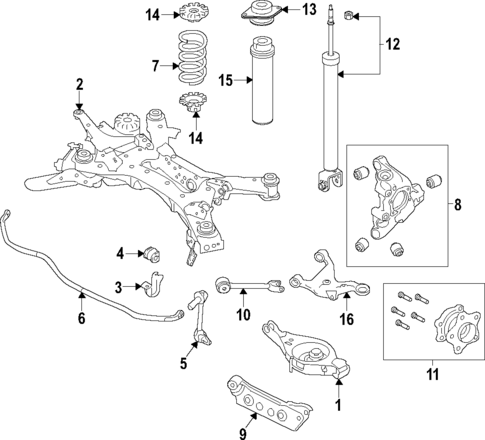Rear Suspension for 2025 Mitsubishi Outlander #2