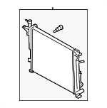 25310P2100 - Cooling System: Radiator for Hyundai Image image