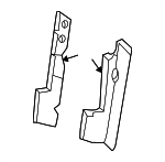 1L2Z8A193AA - Belts &amp; Cooling: Radiator Support Bracket for Ford Image
