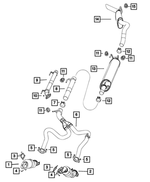 68531426AC - : Front Pipe And Converter, Right for Mopar Image