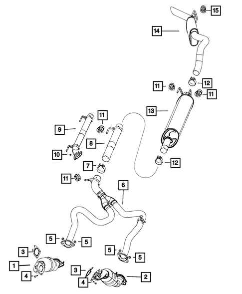 Exhaust System for 2022 Ram 1500 Classic #3