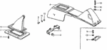 77721659920 - : Bracket, Rear Center Console for Honda Image