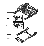 4K0881106K - Body: Seat Frame for Audi: A3 Quattro, A6 allroad, A6 Quattro, A7 Sportback, e-tron Quattro, e-tron Sportback, Q3, Q4 e-tron, Q4 e-tron Sportback, Q6 e-tron, Q8 e-tron, Q8 e-tron Sportback Image