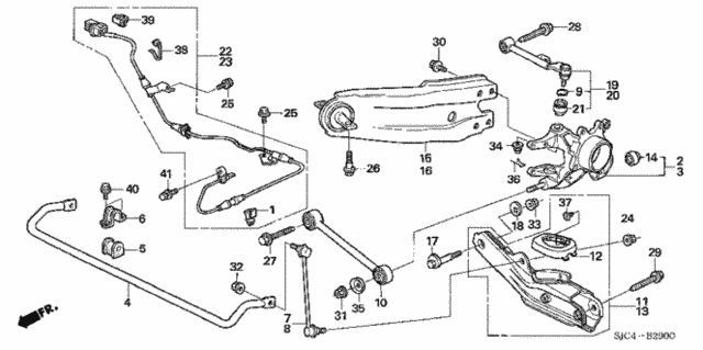 Rear Stabilizer - Rear Lower Arm for 2011 Honda Ridgeline #0