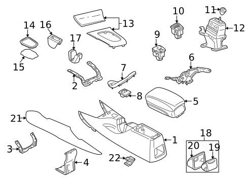Console for 2005 Jaguar X-Type #0