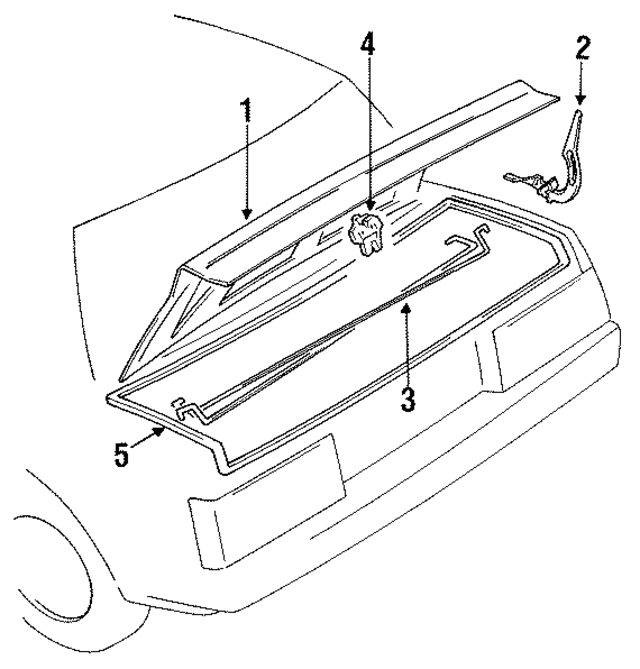 8483031M00 - : Weatherstrip for Nissan Image