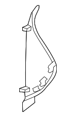 23168001753D92 - Body: Side Cover for Mercedes-Benz Image