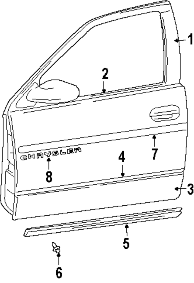 4630336 - Accessories: Door Emblem for Mopar Image