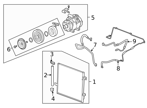 Hoses & Pipes for 2010 Hummer H3 #0