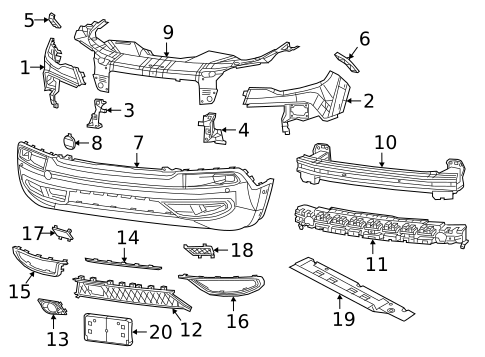 Bumper for 2022 Jeep Cherokee #0