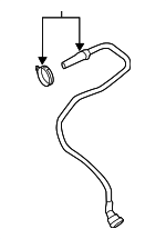 17127619699 - : Cooler Pipe for BMW: 750i, 750i xDrive, 750Li, 750Li xDrive Image