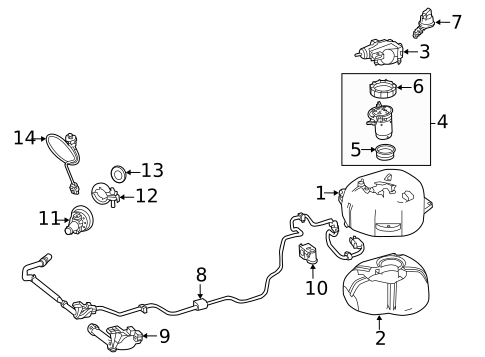 Emission Components for 2011 Mercedes-Benz E 350 #0