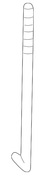 31513SM4000 - Electrical: Hold Down Strap Bolt for Honda: Accord, Civic, Odyssey, Pilot, Prelude Image