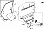 90664671003 - Interior/Bumper: CLIP, CANOE for Honda Image