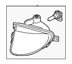 63177199619 - : Fog Lamp Assembly for BMW: 535i GT, 535i GT xDrive, 550i GT, 550i GT xDrive Image