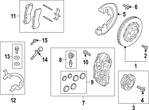Front Brakes for 2023 Volvo V60 #15