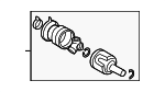 MN156647 - Front Drive Axle: Inner Cv Joint for Mitsubishi Image