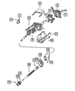 68377547AB - Steering: Instrument Panel Bracket for Mopar Image
