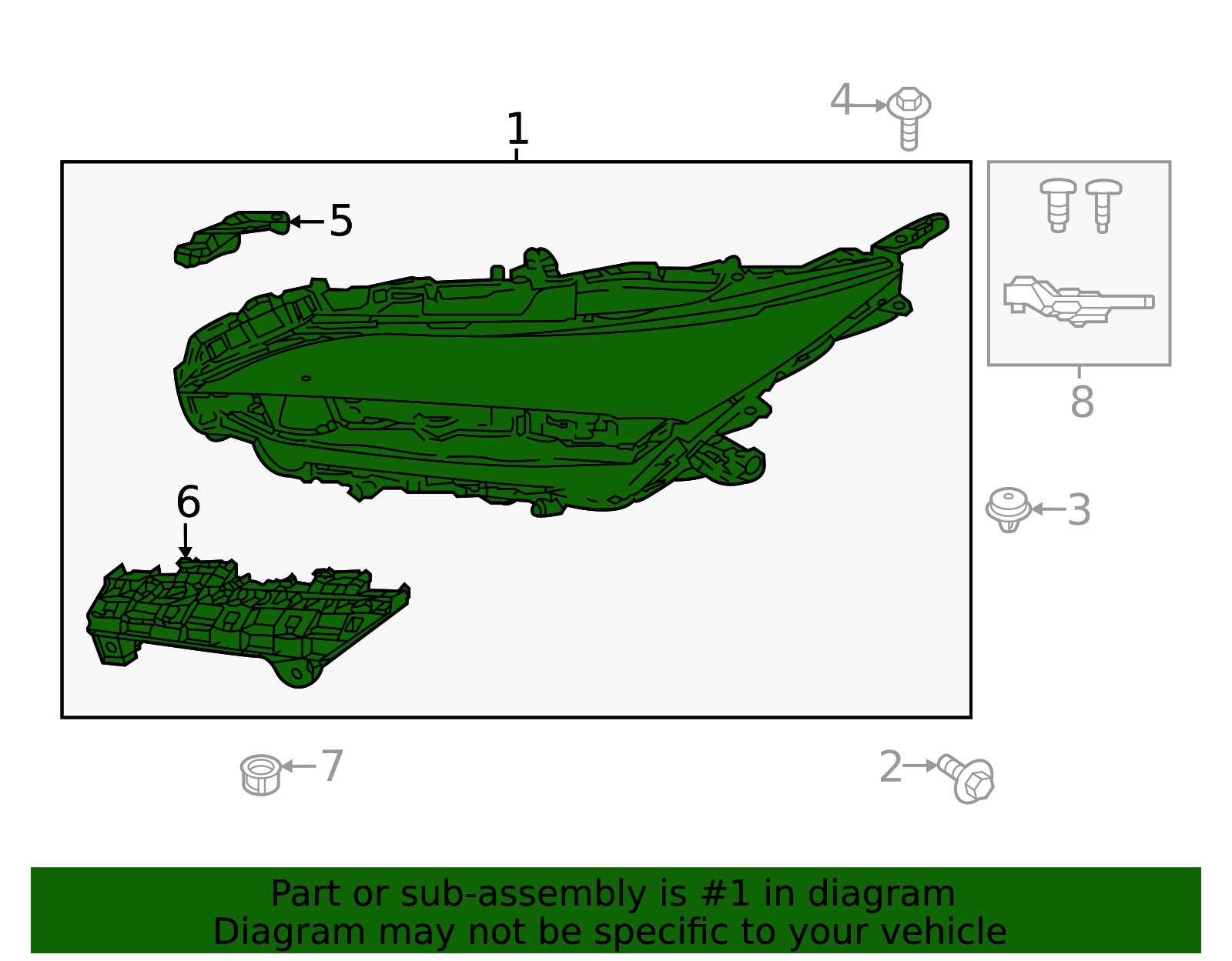2021-2024 Toyota Venza Composite Assembly 81070-48J20 | Toyota