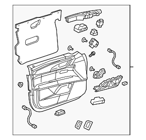 84470062 - : Part# 84470062 F Trim for Cadillac: CT6 Image